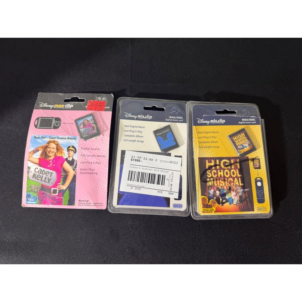 Disney Mix Max Clip Lot Cadet Kelly High School Musical Greatest Hits Y2K Tech